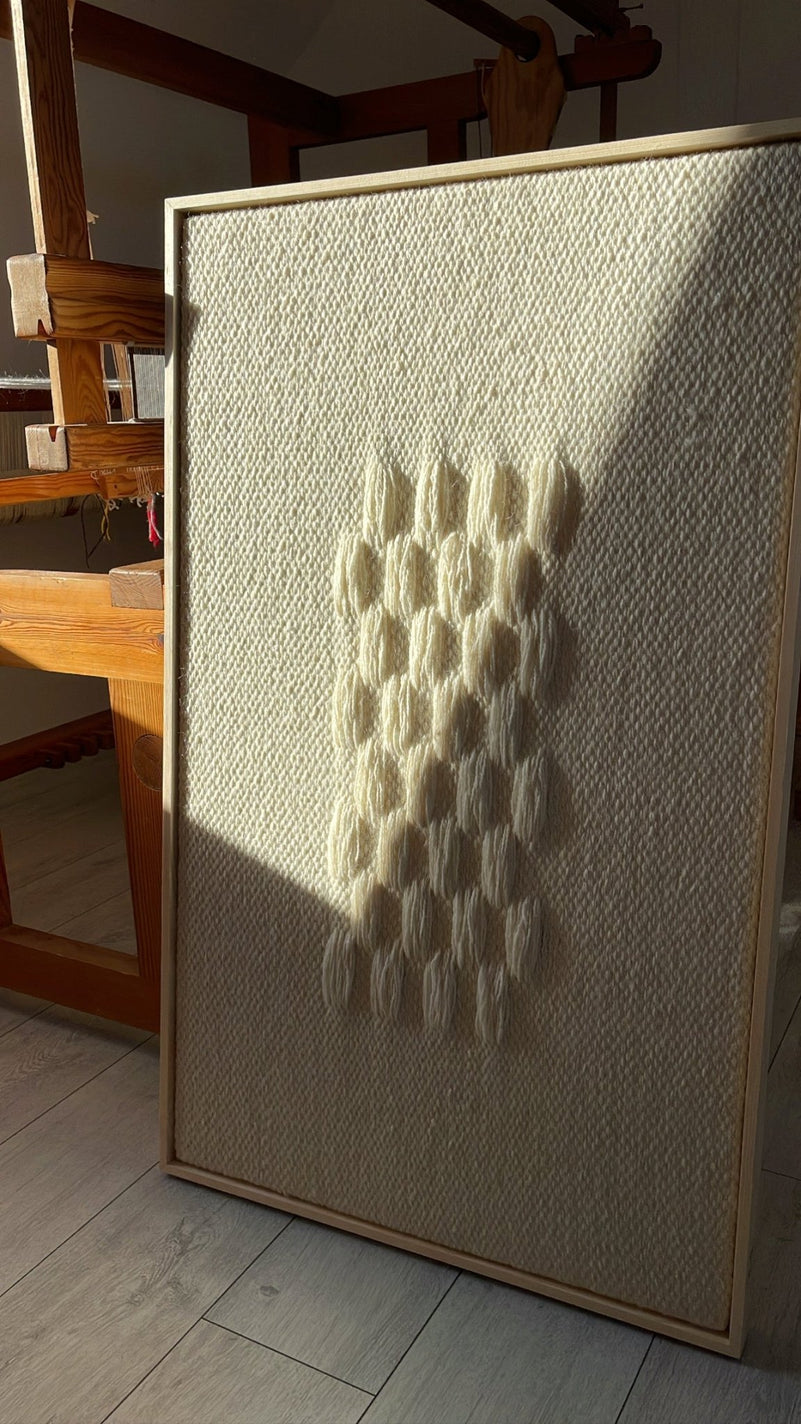 Framed II - Wool Tapestry - Woven Art