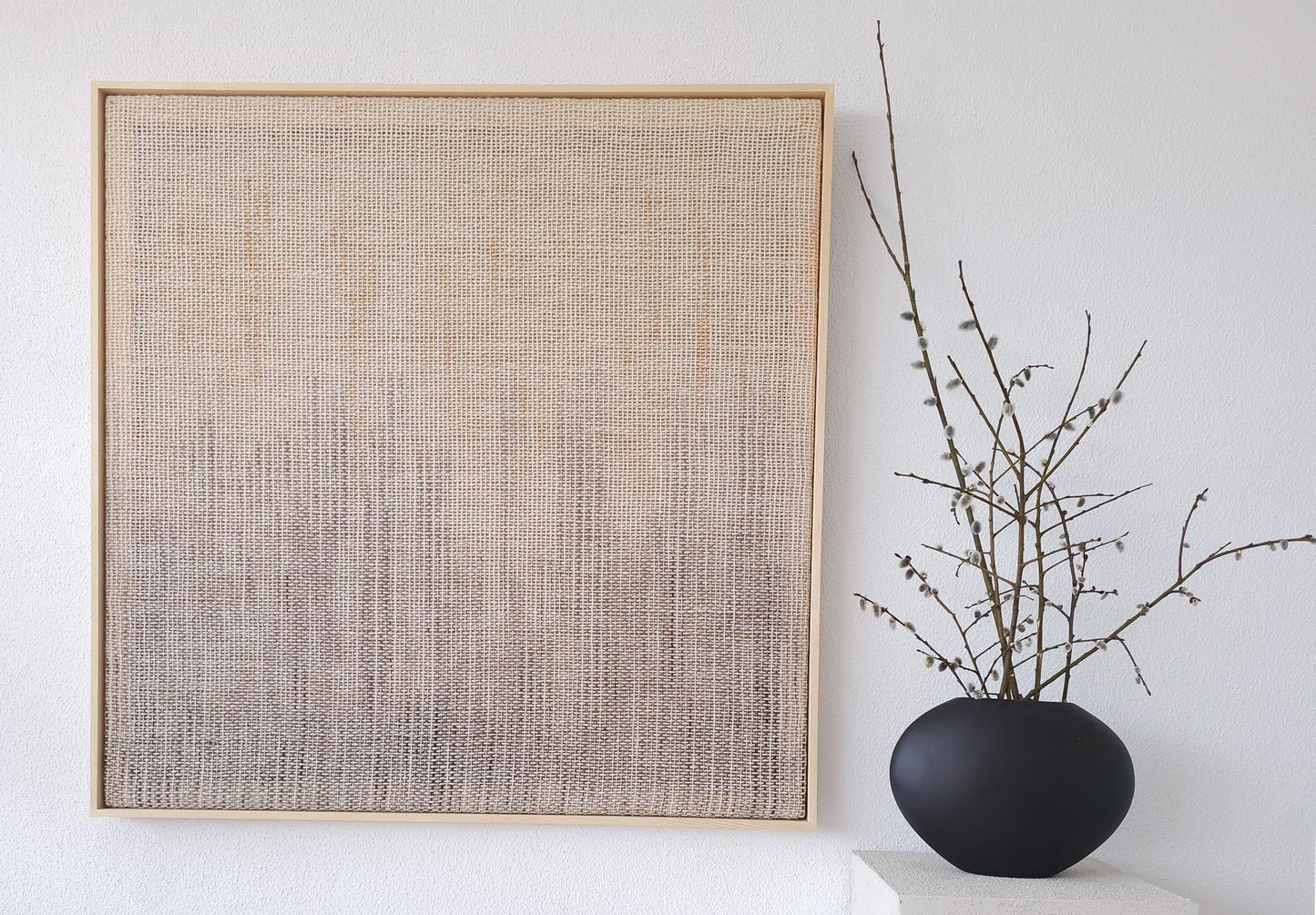 Doc - Handwoven Framed Tapestry