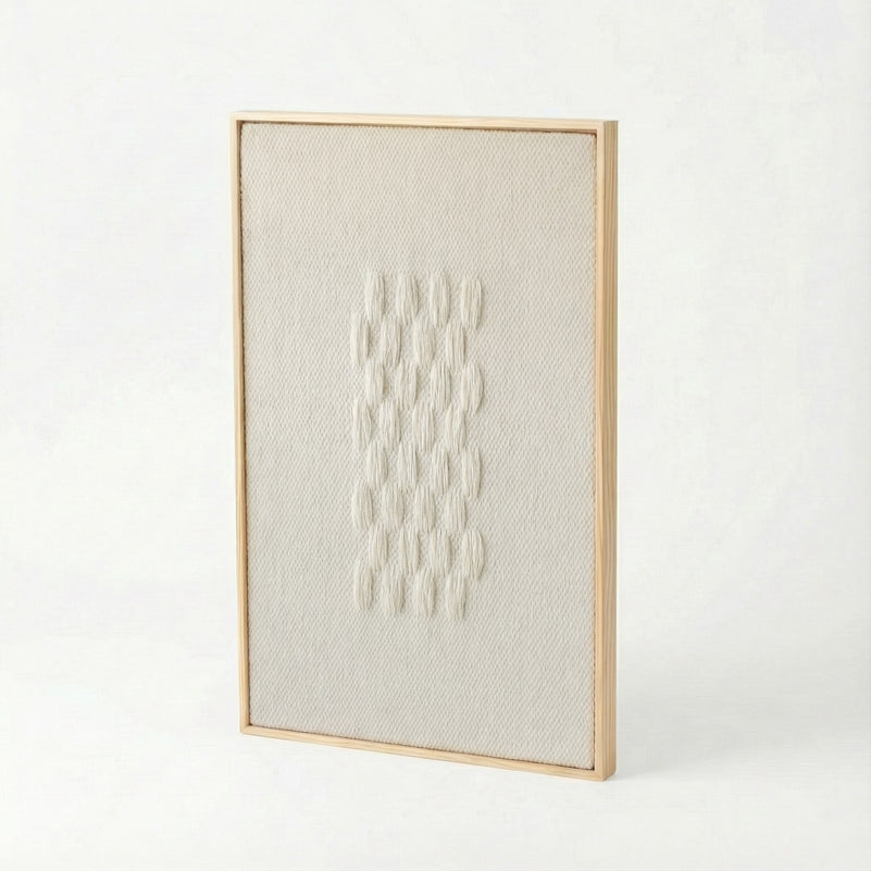Framed II - Wool Tapestry - Woven Art