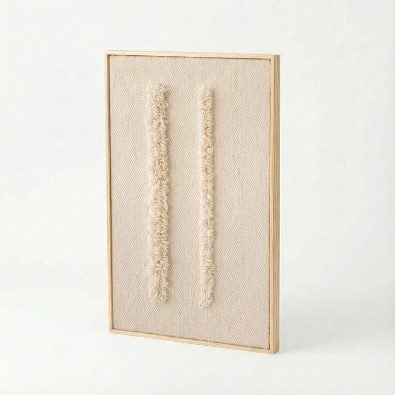Framed VI - Woven Loops - Wall Hanging
