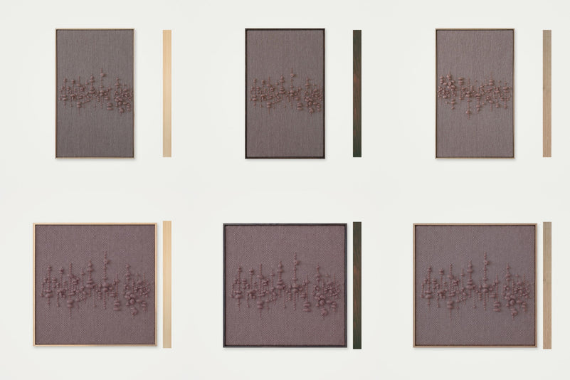 Teor - Bronze Clouds - Woven Art
