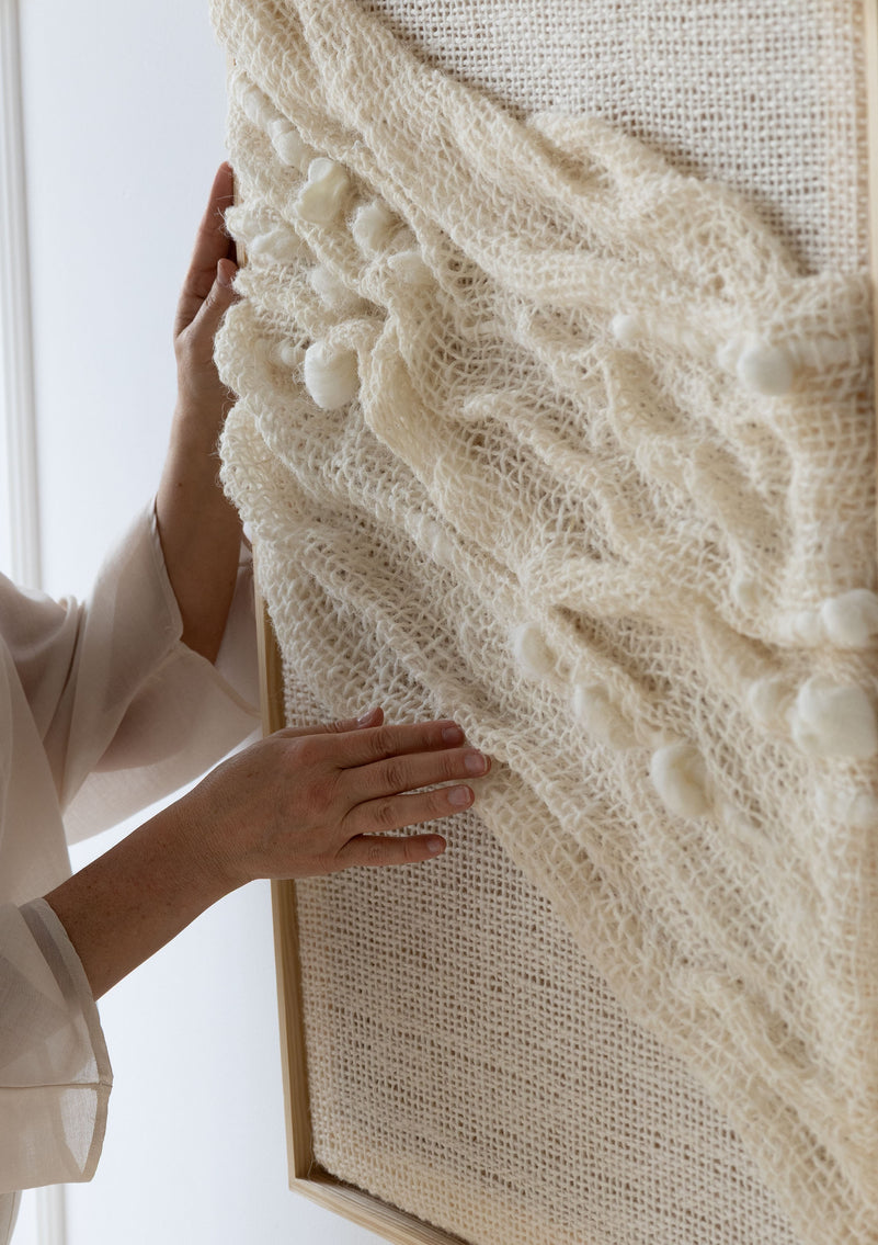 Chal - Chunky Diagonal Textile Sculpture