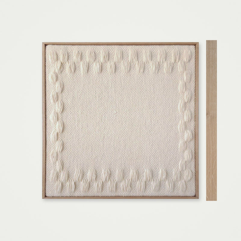 Framed III - Geometric Wool Tapestry