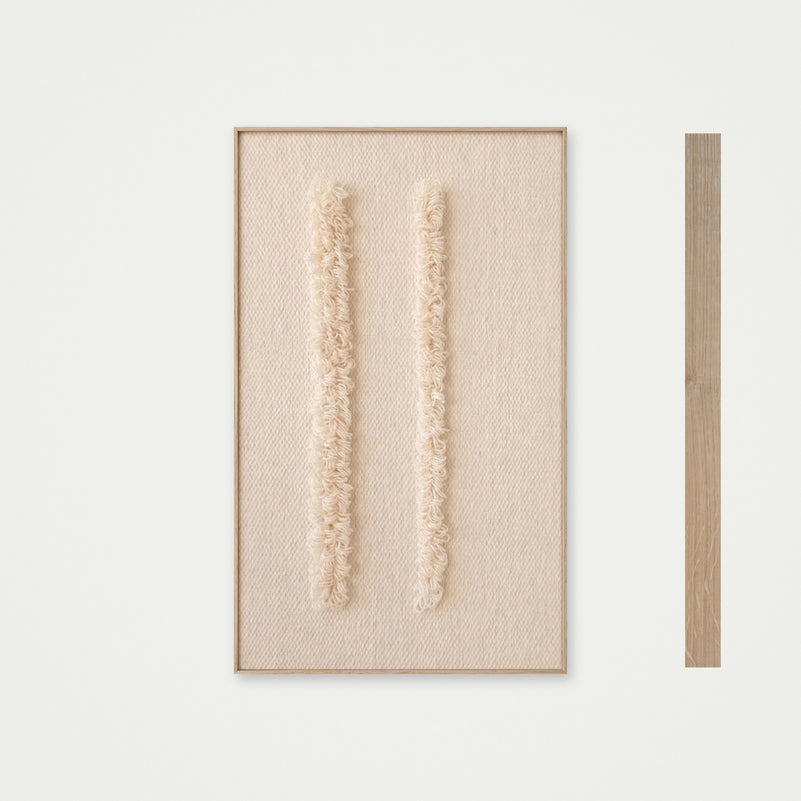 Framed VI - Woven Loops - Wall Hanging