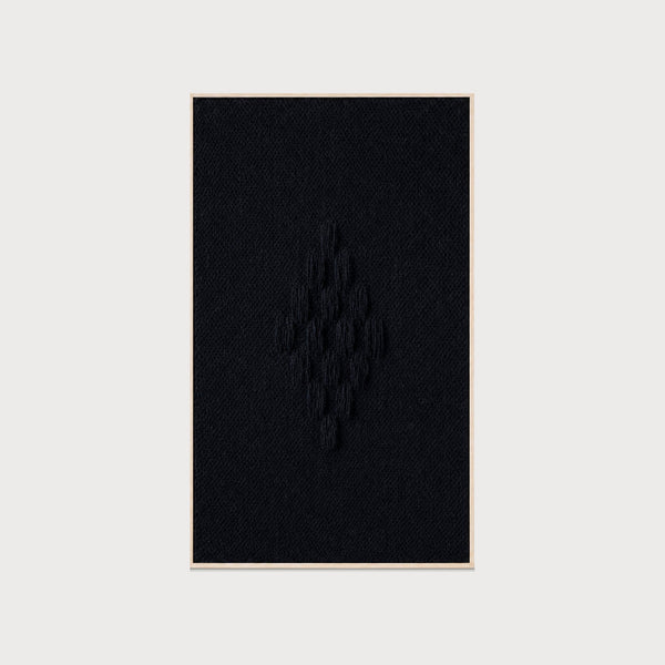 Framed VII Black - Woven Art