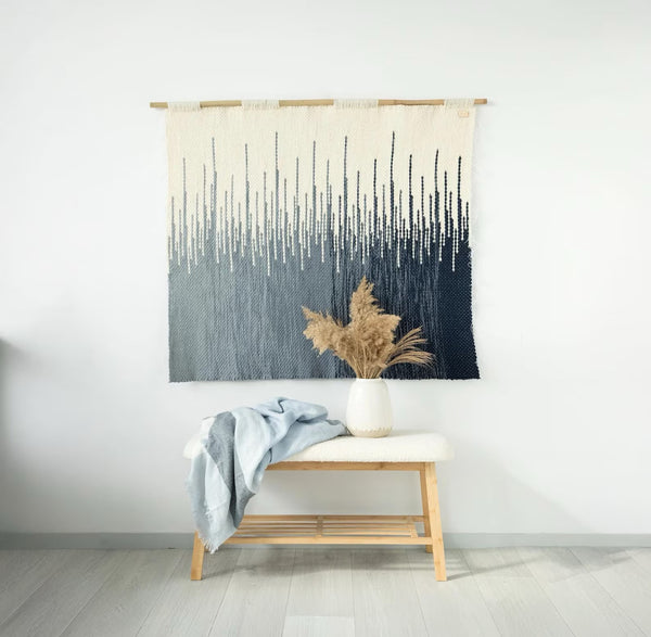 Maris - Natural and Blue Wall Art