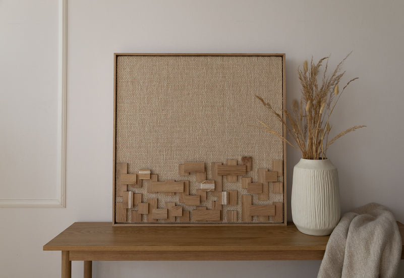 Horizon - Mixed Media Wood Tapestry