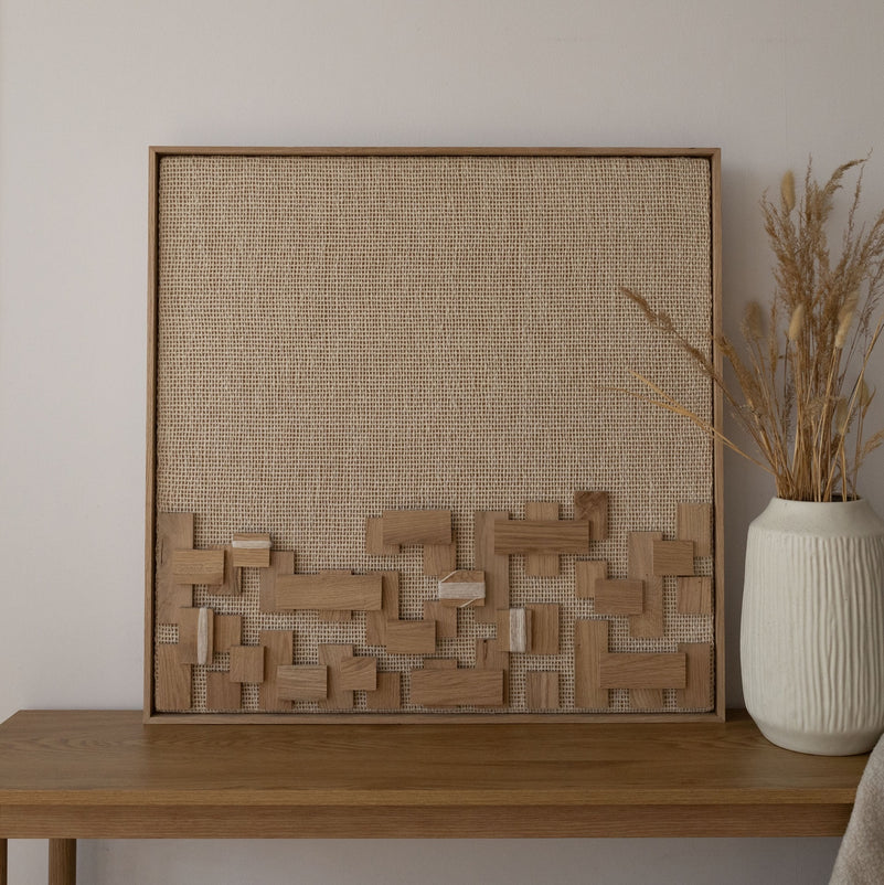 Horizon - Mixed Media Wood Tapestry