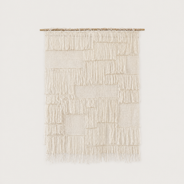 Vapour - Handwoven Wool Wall Hanging