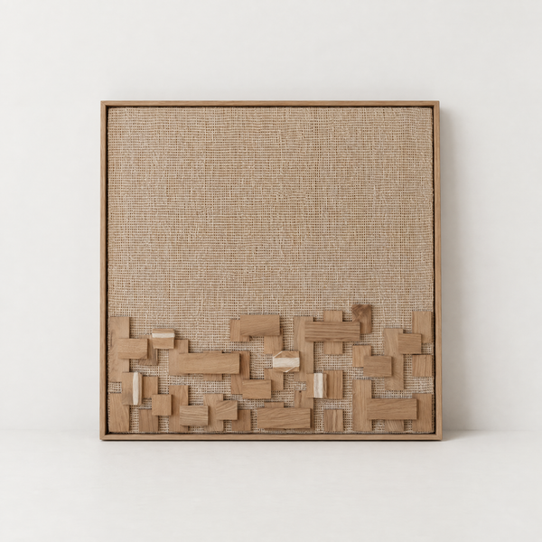 Horizon - Mixed Media Wood Tapestry