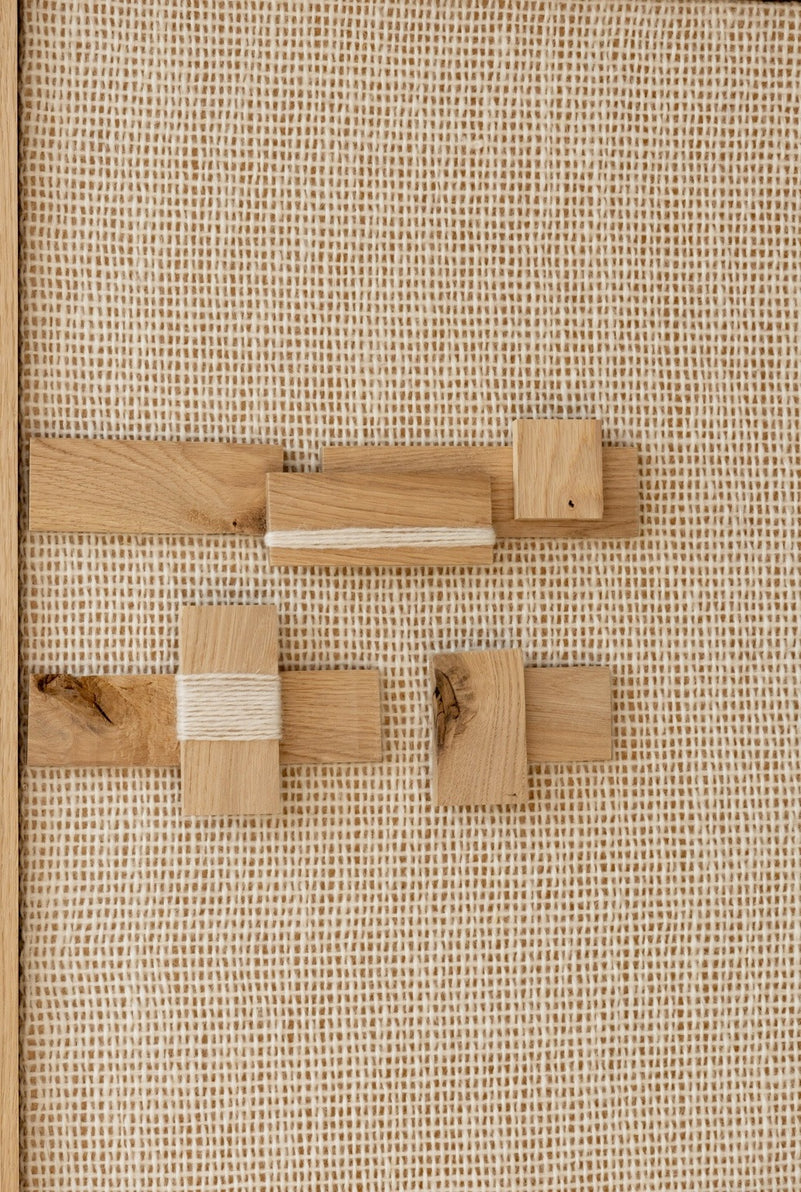 Quiet Form - Serene Wood Mosaic