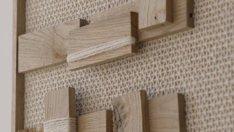 Quiet Form - Serene Wood Mosaic