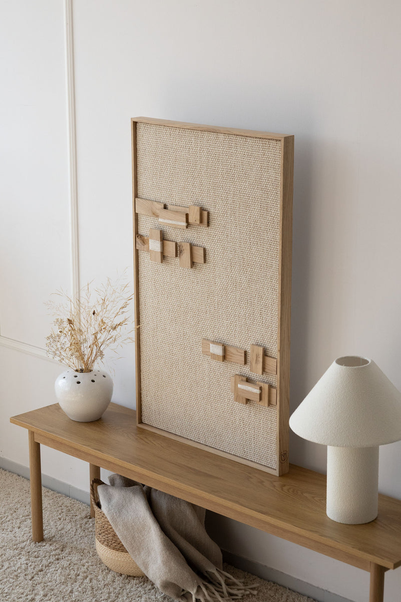 Quiet Form - Serene Wood Mosaic