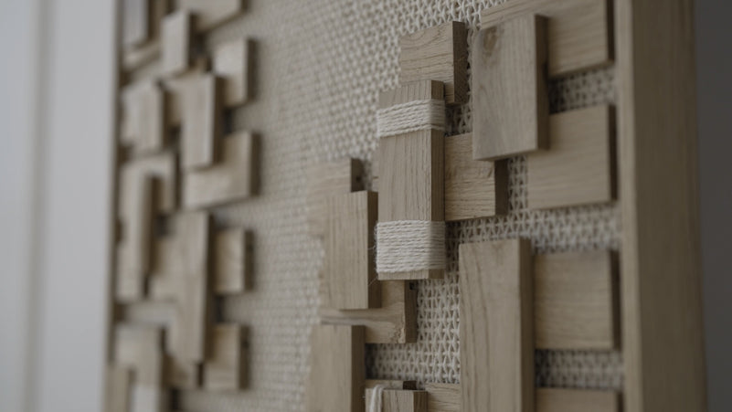 Twin Groves - Organic Wood Mosaic