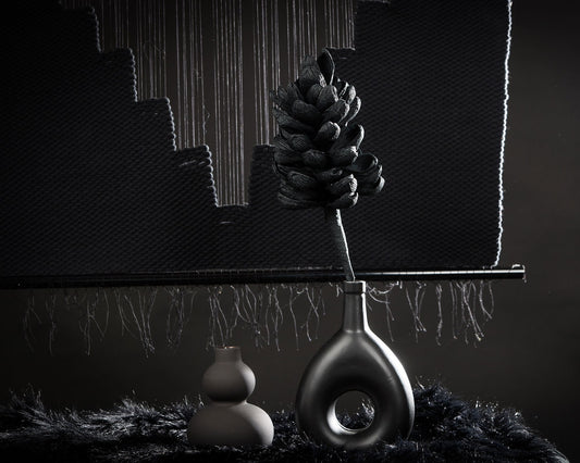 Lohe - Cotton Black Decoration