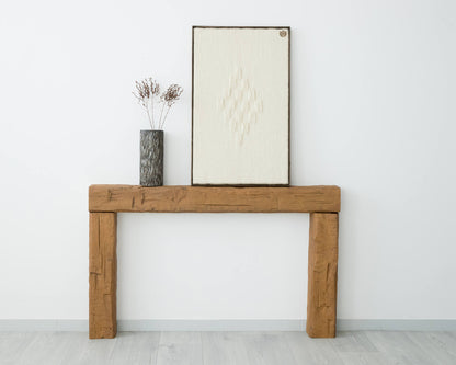 Framed 7 - Woven Wall Hanging - Embodying the Essence of Wabi Sabi