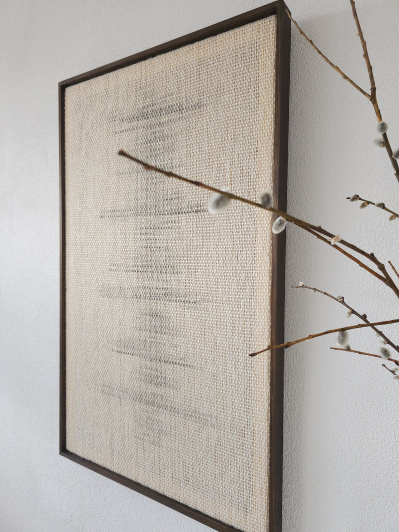 Njolle - Dip Dyed Wall Hanging - Unique Wall Decoration