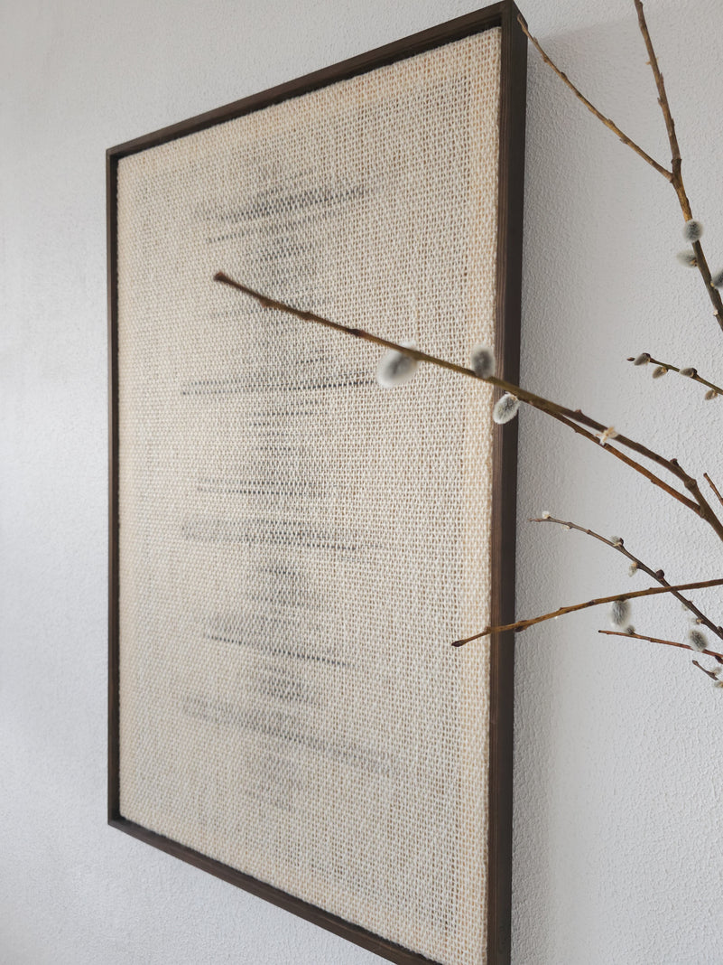 Njolle - Dip Dyed Wall Hanging - Unique Wall Decoration