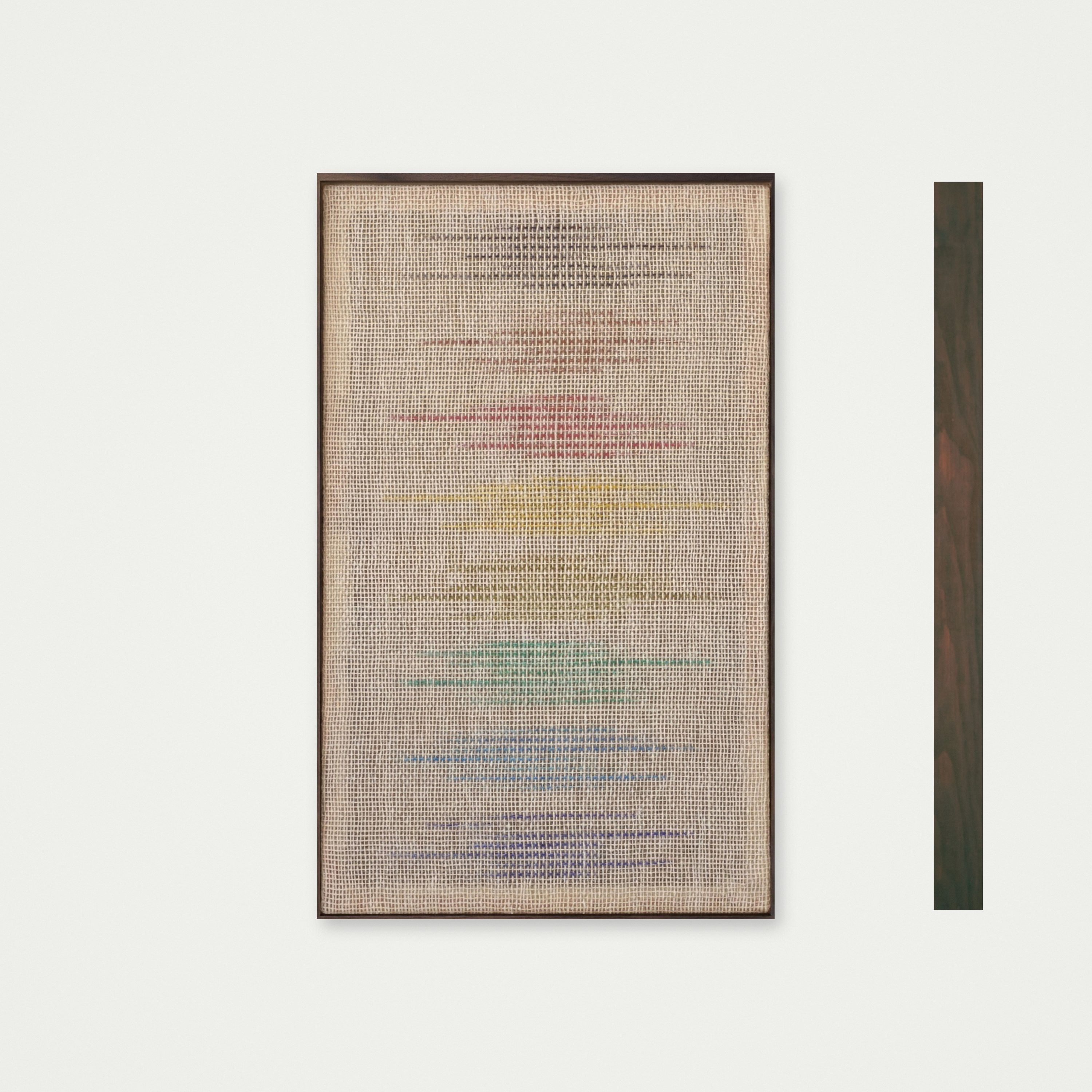 Kloara - Framed Colorful Wall Decoration - Woven Wall Hanging