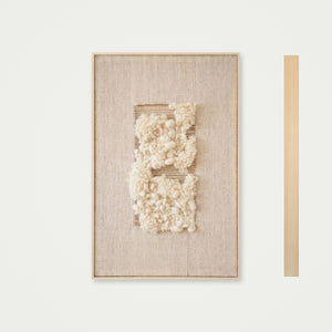 Velua handwoven wool wall art, view 12