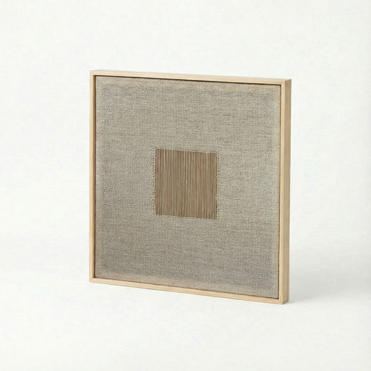 Diskuer - Framed Woven Wall Decoration