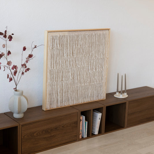 Estheté handwoven wool wall art, view 9