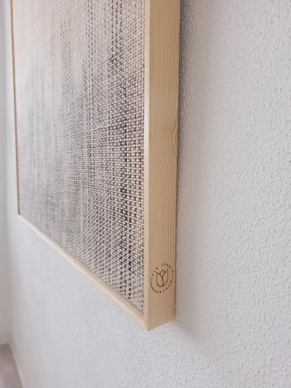 Doc - Handwoven Framed Tapestry