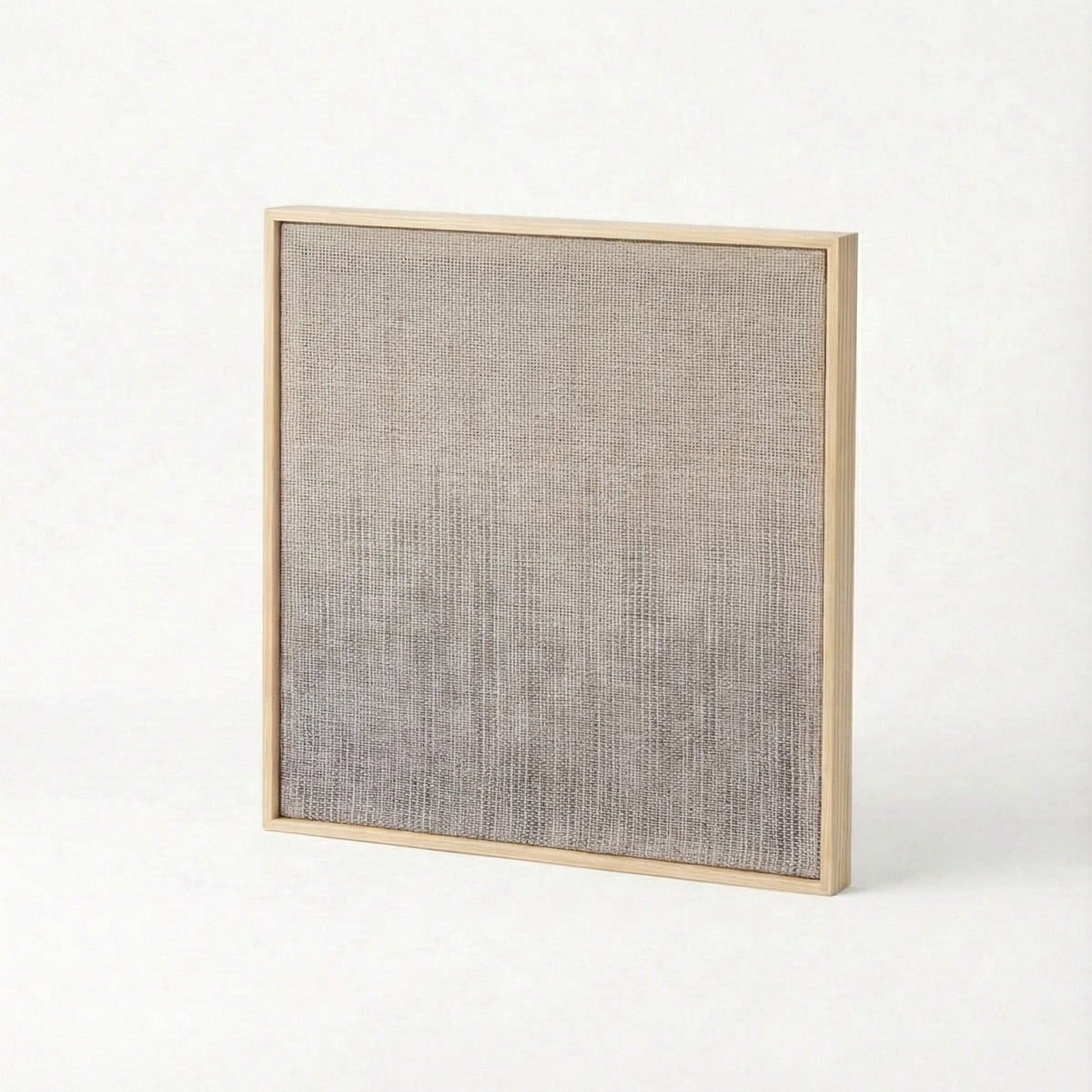 Doc oak/pine wood-framed wool wall hanging in a styled interior