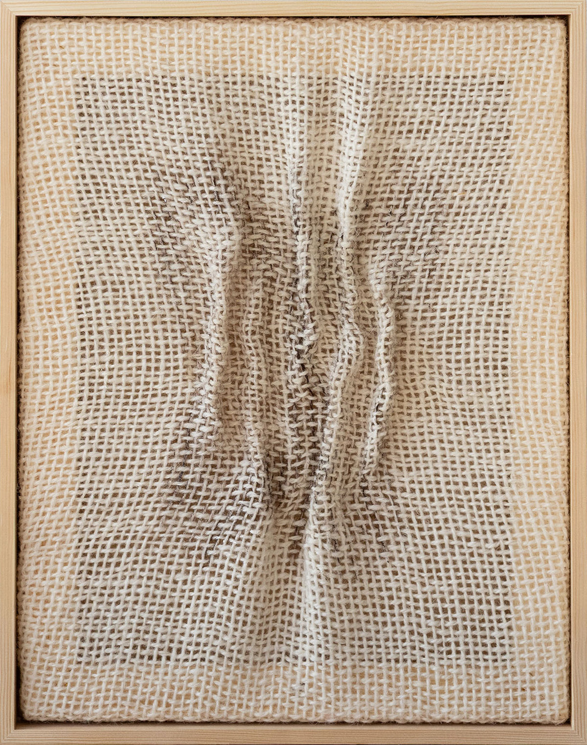 Close-up of Falla wool weave texture and raised detail