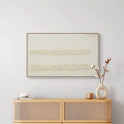 Framed 6 - Woven Loops - Wall Hanging - Elegance and Artistry in Every Weave