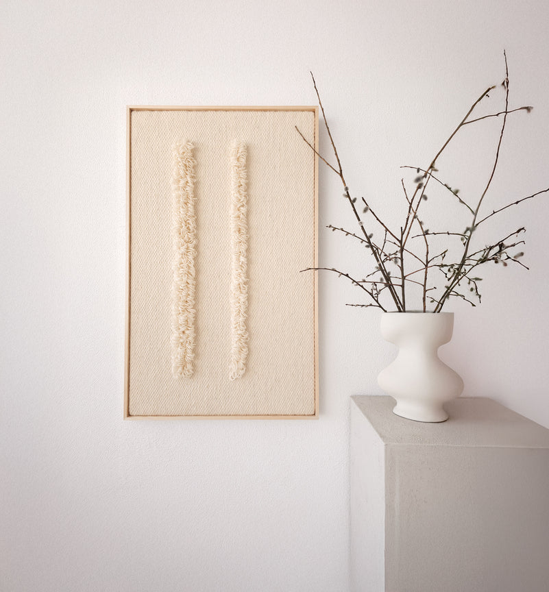 Framed VI - Woven Loops - Wall Hanging