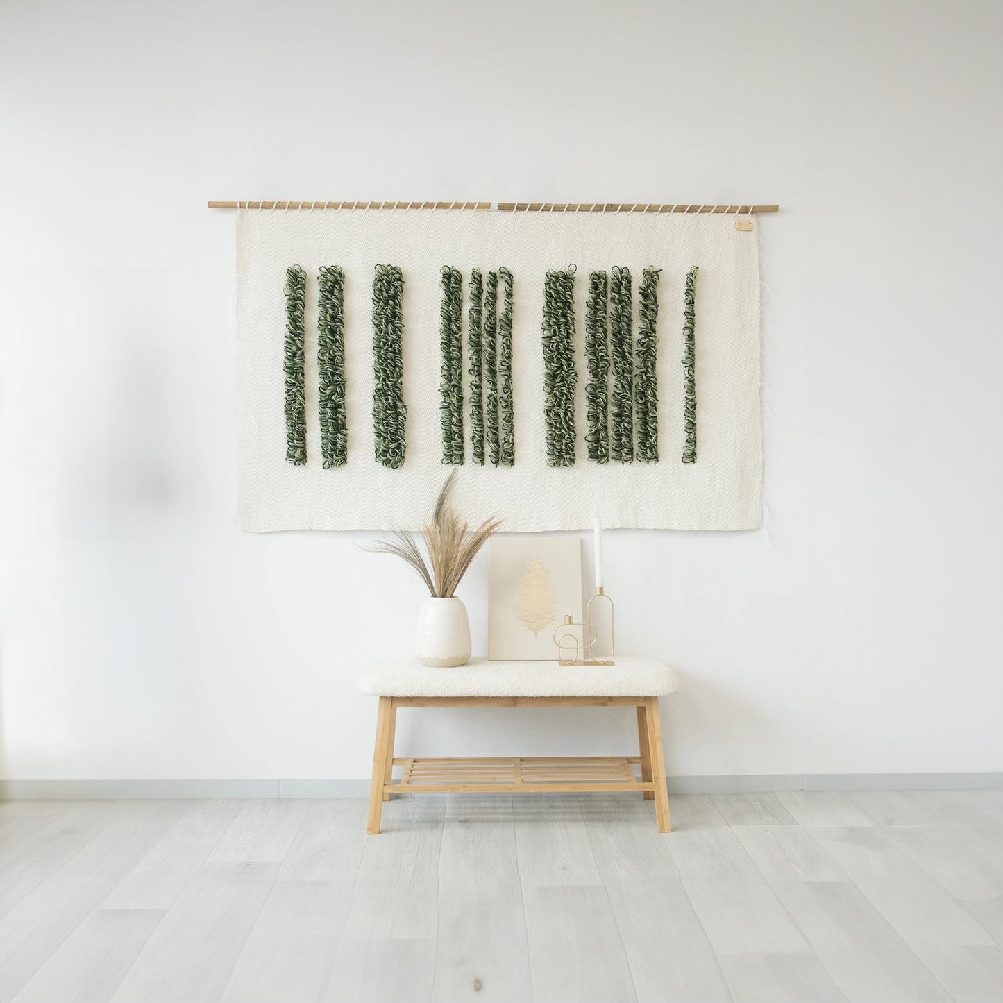 Green Luna - Woven Wall Decoration