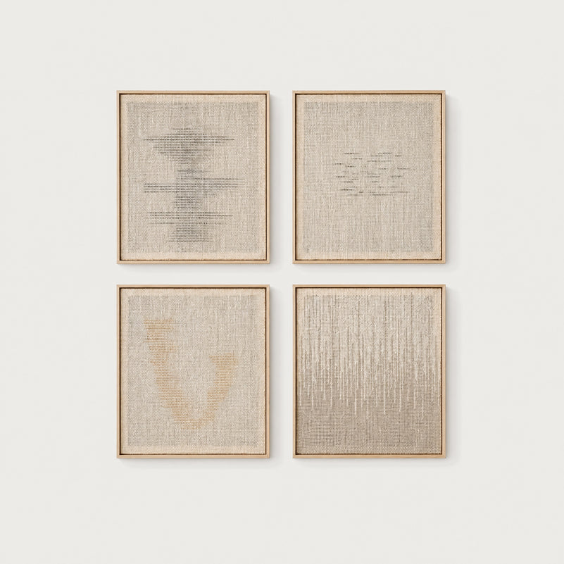 Minimalist Framed - Handwoven Set