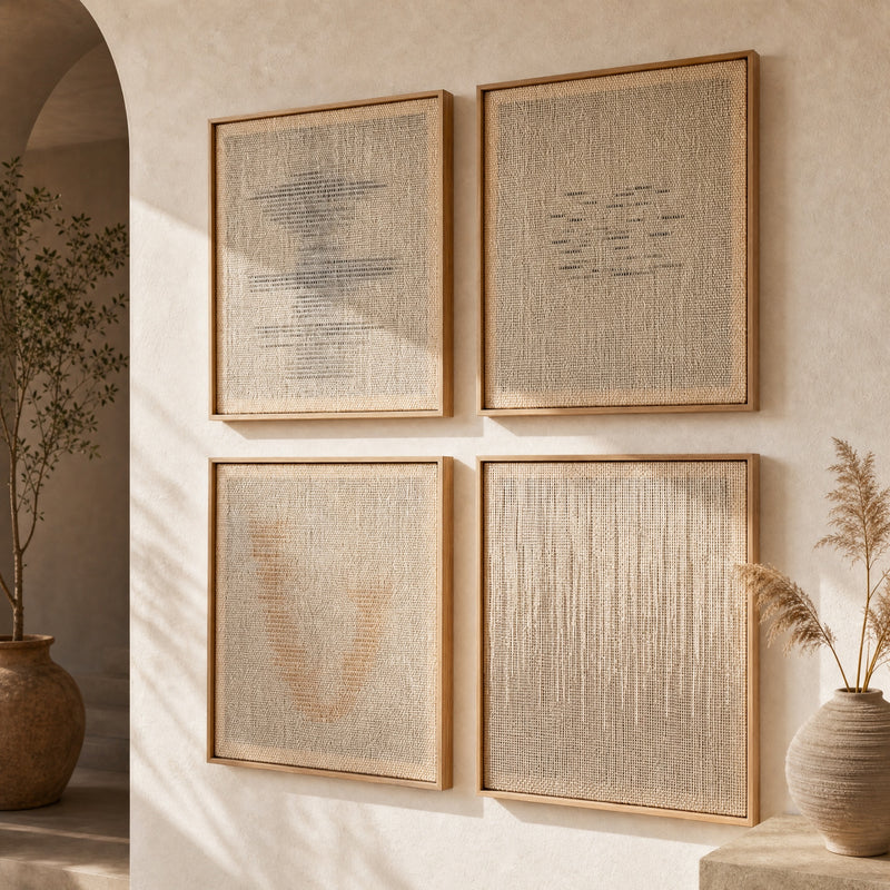 Minimalist Framed - Handwoven Set