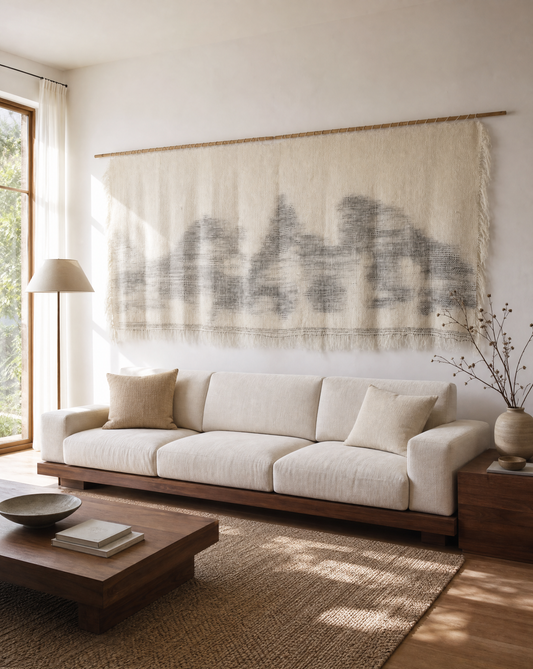 O'Mua - Big Woven Wool Artwork - Hanging Decoration