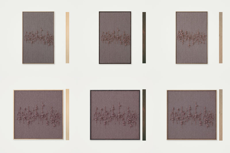 Teor - Bronze Clouds - Woven Art