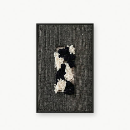 Velmono - Black Woven Wall Hanging