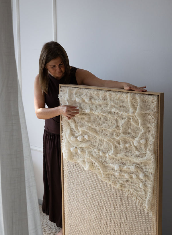 Aura - Luminous Textile Sculpture