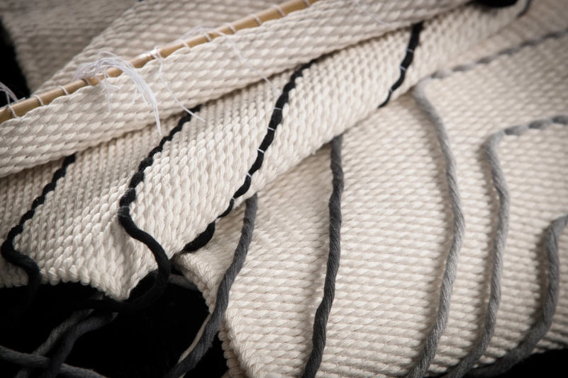 Gray Urania - Cotton Rope Wall Tapestry