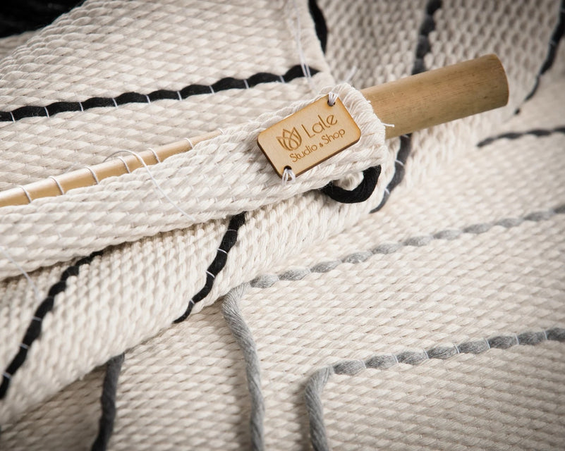 Gray Urania - Cotton Rope Wall Tapestry