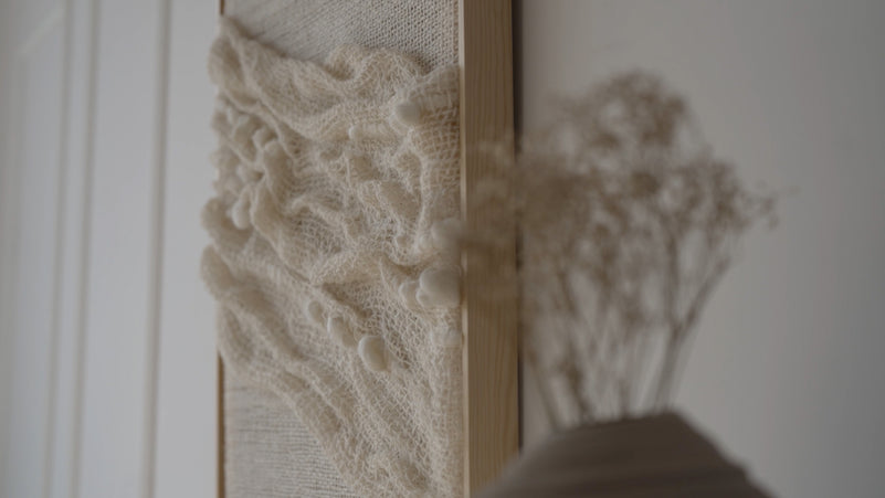 Chal - Chunky Diagonal Textile Sculpture