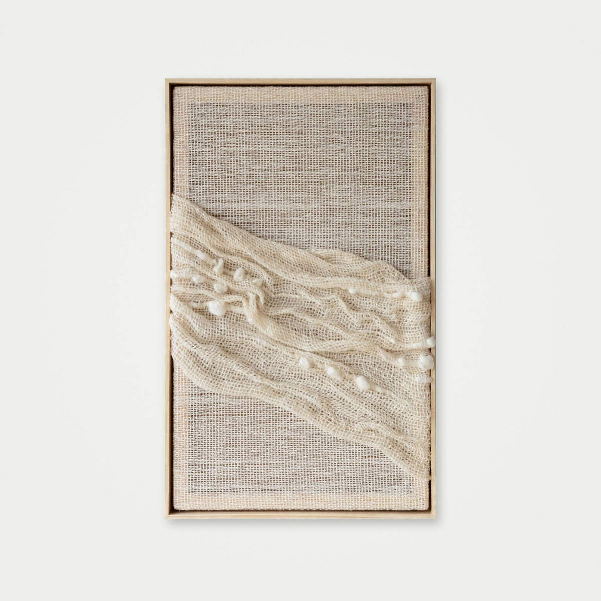 Chal - Chunky Diagonal Textile Sculpture