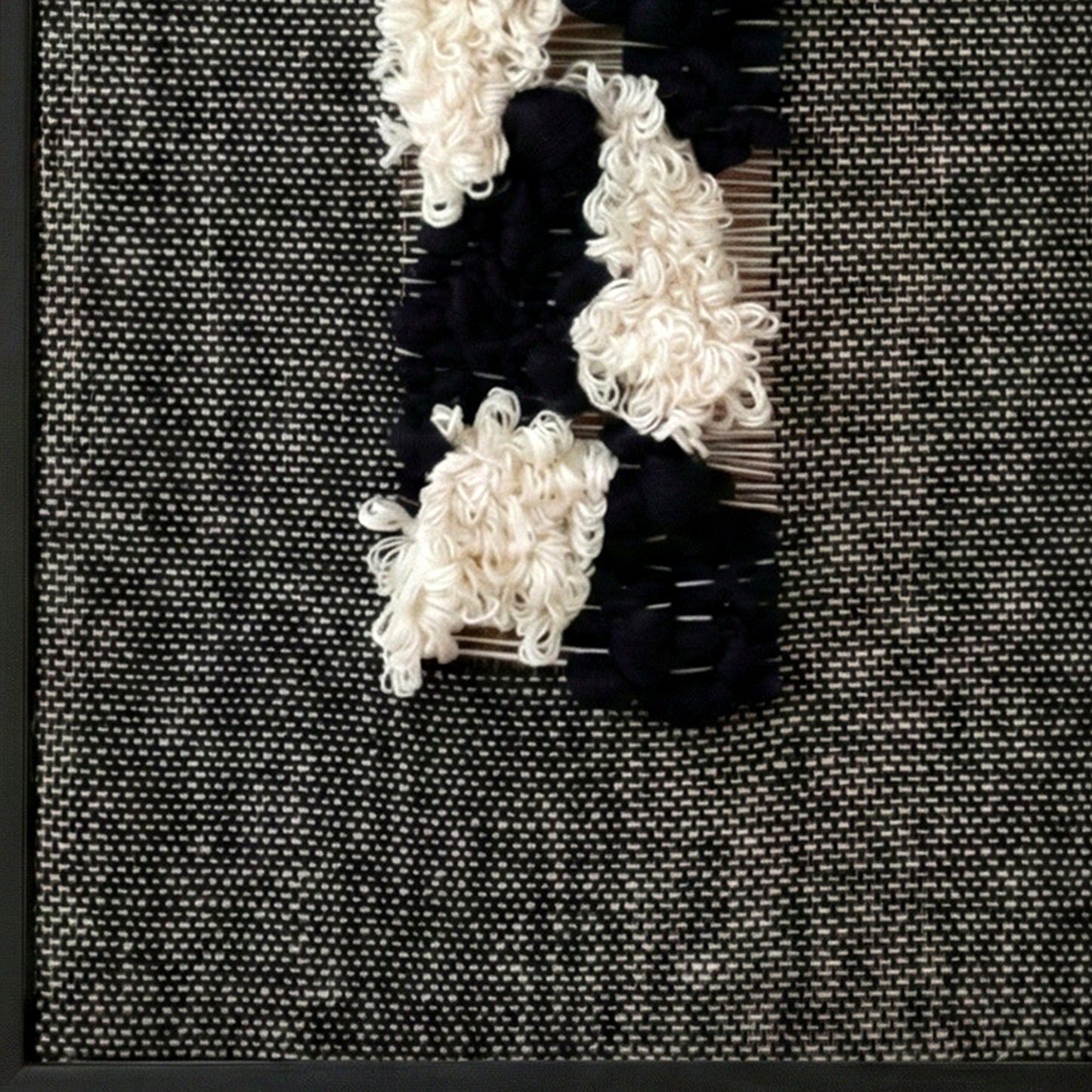 Velmono - Black Woven Wall Hanging