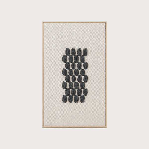Framed II Gray Pattern - Wool Tapestry