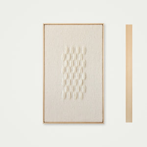 Framed II handwoven wool wall art, view 18