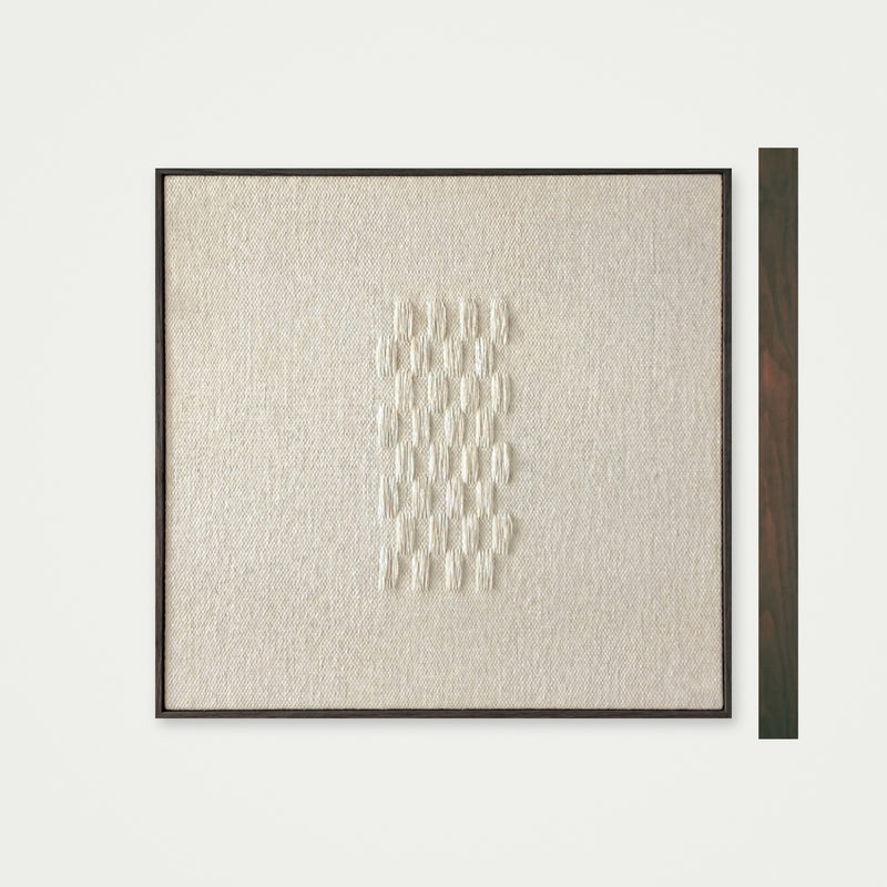 Framed II - Wool Tapestry - Woven Art