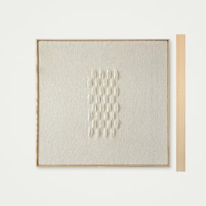 Framed II handwoven wool wall art, view 16