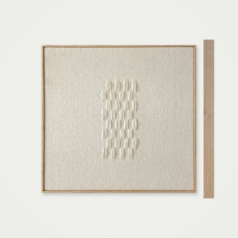 Framed II - Wool Tapestry - Woven Art