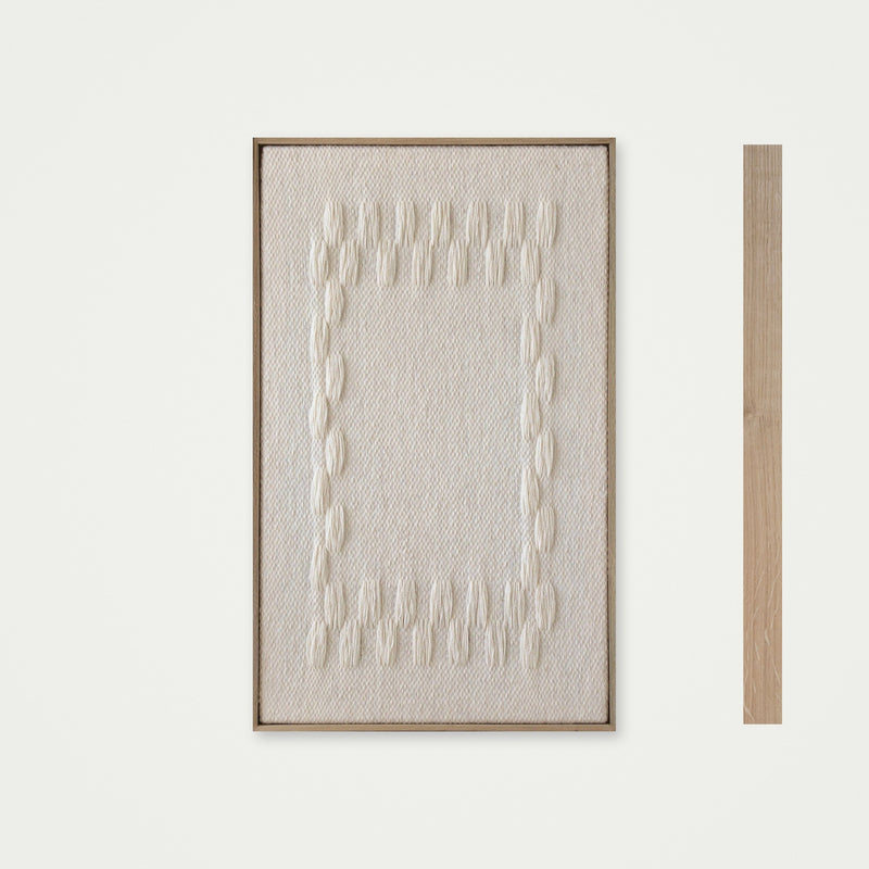 Framed III - Geometric Wool Tapestry