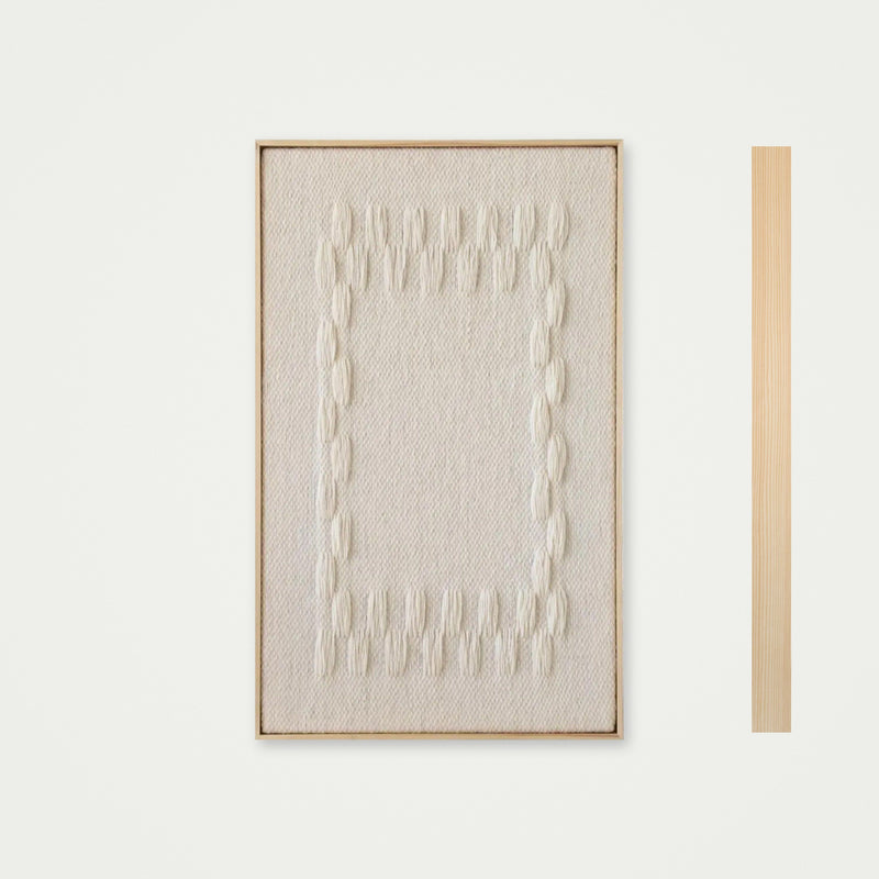 Framed III - Geometric Wool Tapestry